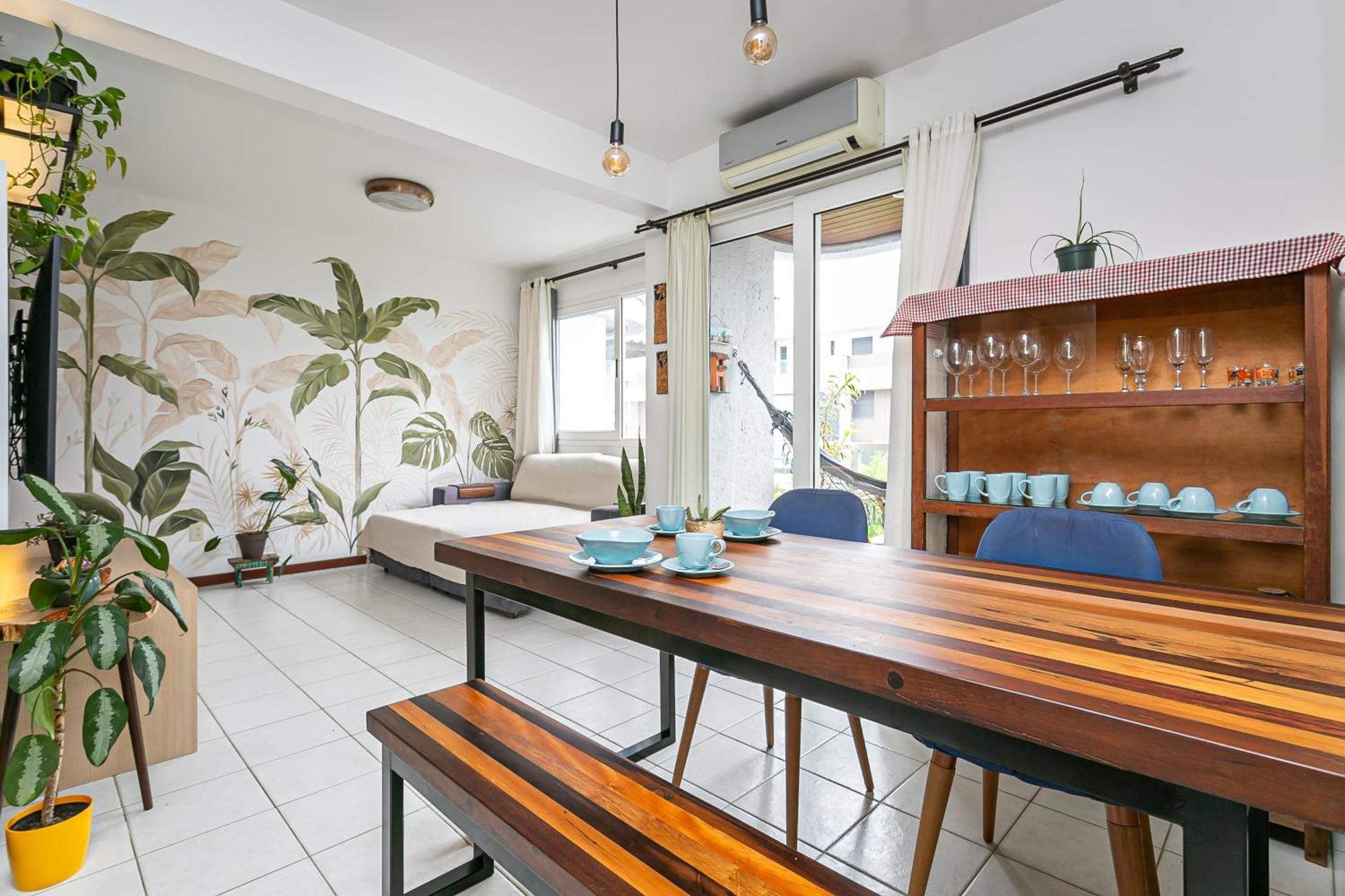 Apartamento Top No Novo Campeche, Completo, Luminoso, A 50 M Da Praia Florianópolis Exterior foto